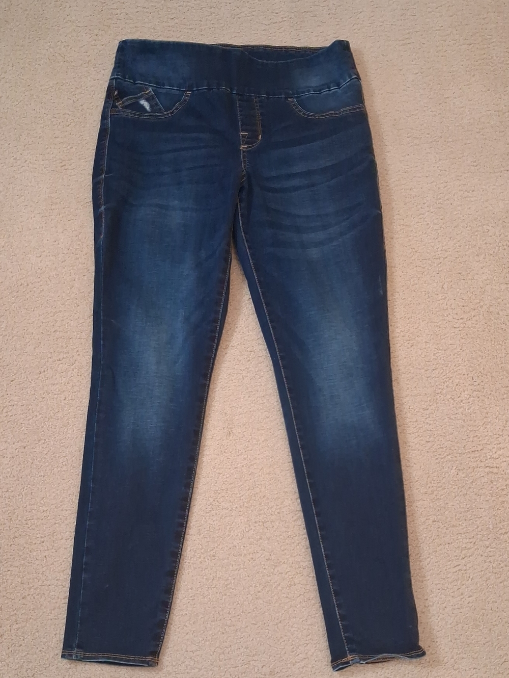 Rock & Republic Women's Dark Indigo Skinny Jeans Demin RX Pull- On